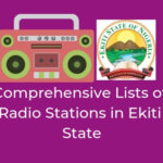 Comprehensive Lists of Radio Stations in Ekiti State and Their Airtime Rates